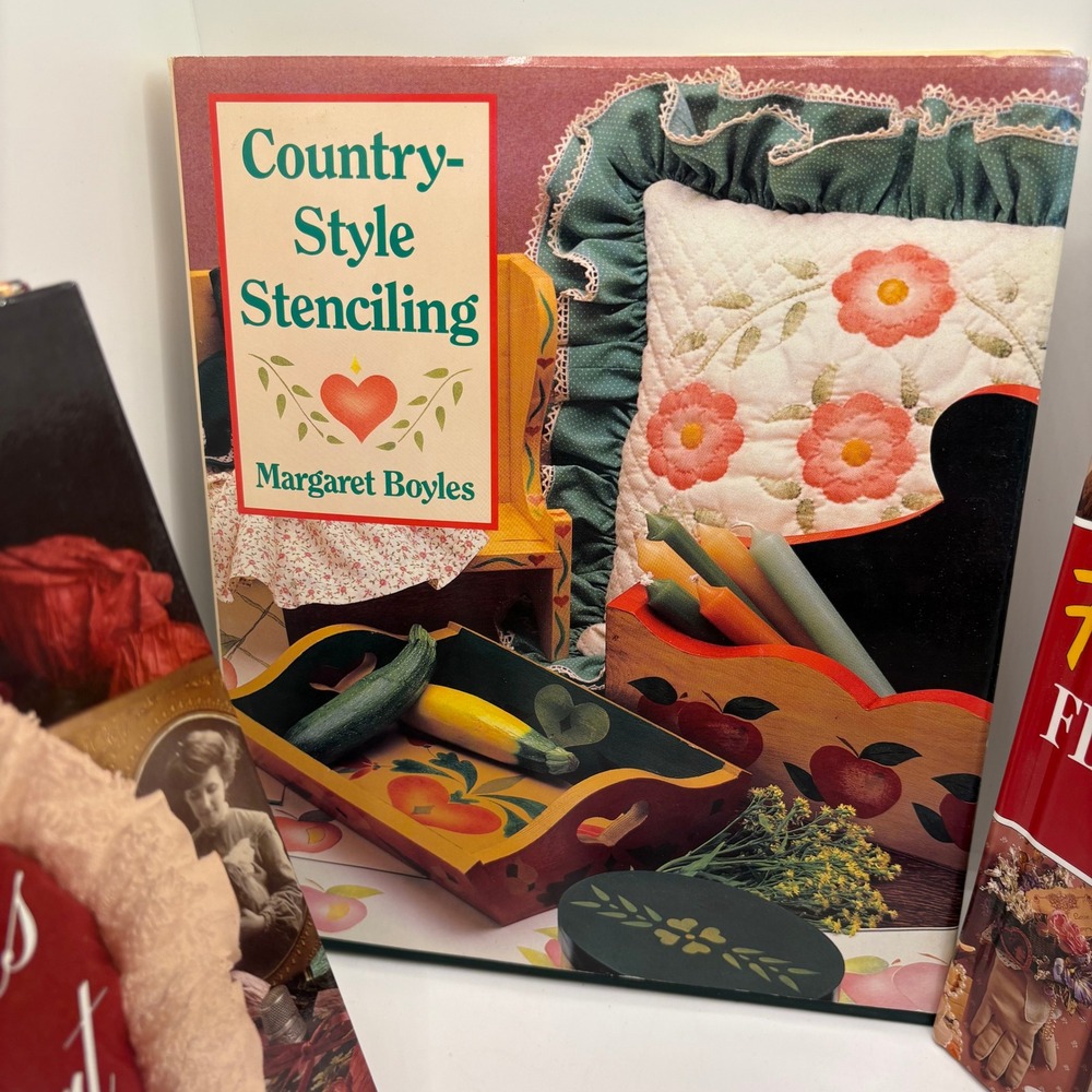Craft & Home Decorating Books Lot: Country Style, Flea Market, Romance, Heart - Picture 3 of 8